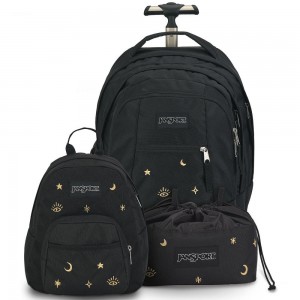 Jansport Night-Time Magic Bundle Reppu Mustat | FI3337SO